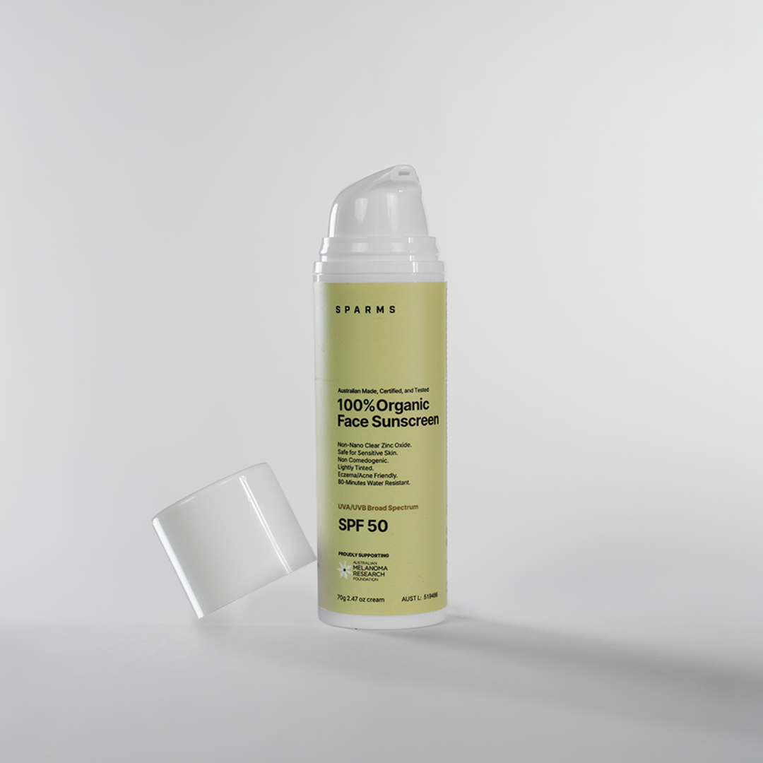 100% Organic Face Sunscreen