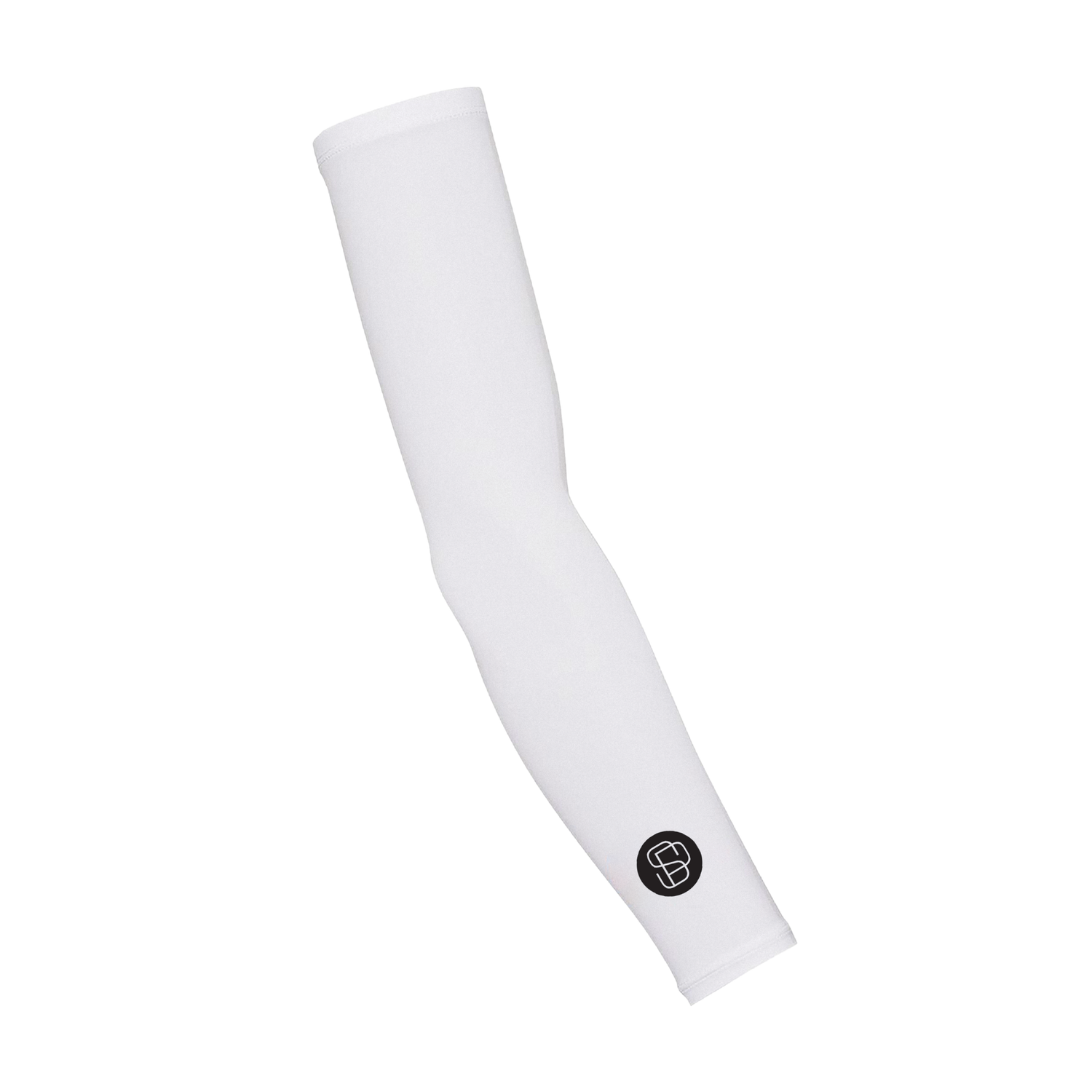 Youth ThermoTech UPF50+ Thermal Arm Sleeves (White,Pair)