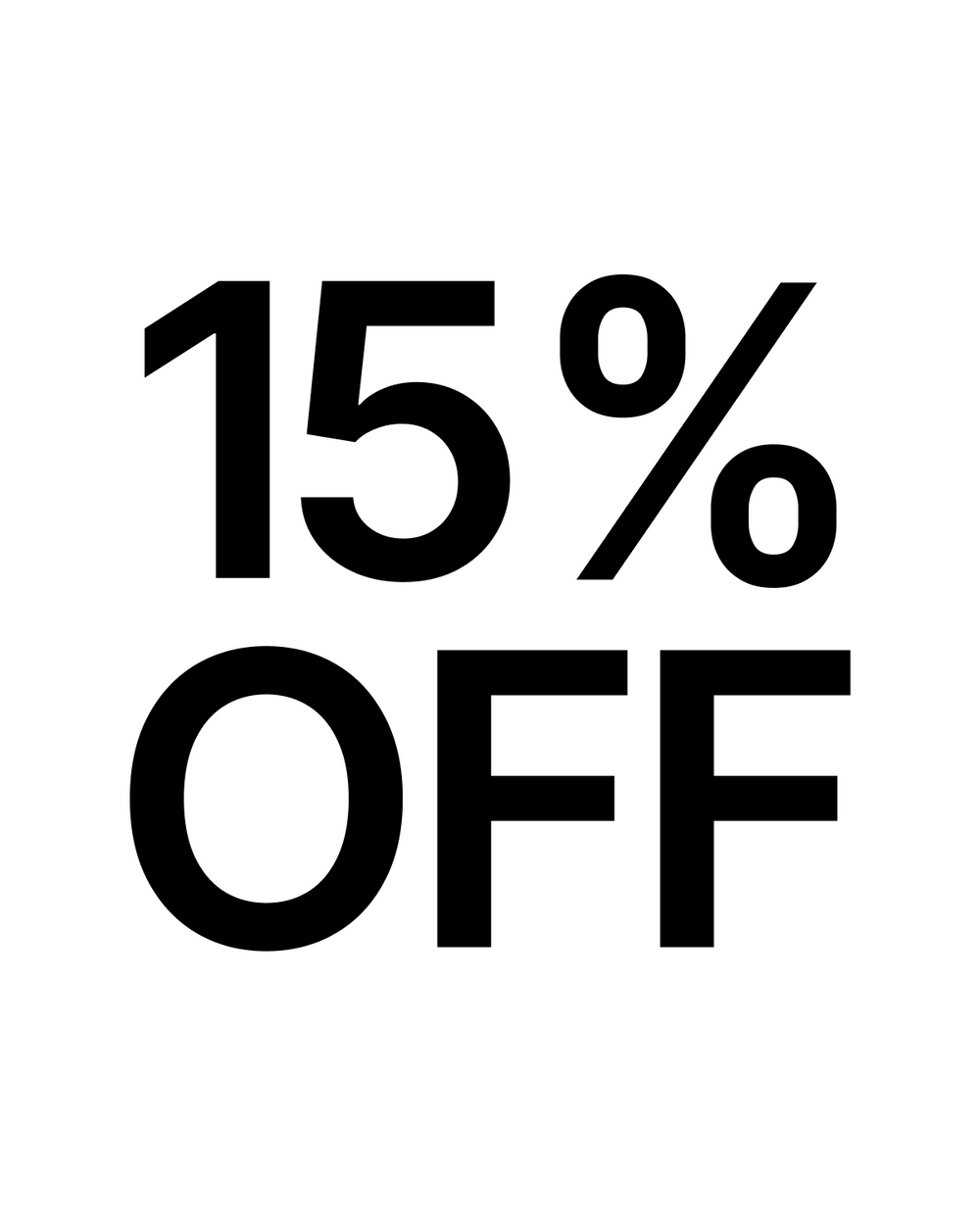 EOFY 15% OFF