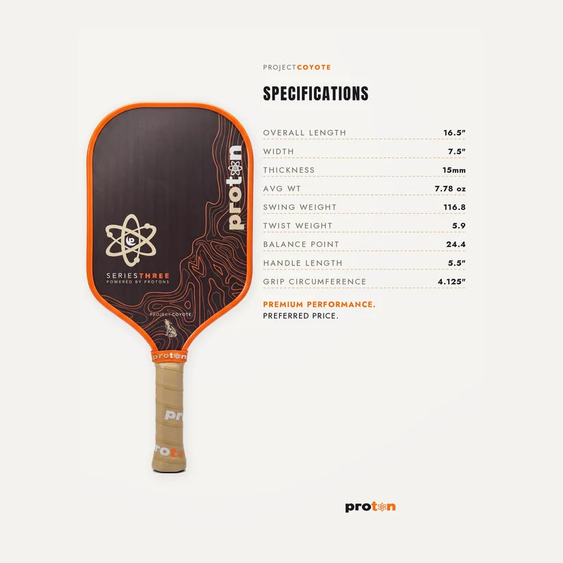 Project Coyote Proton Pickleball Paddle