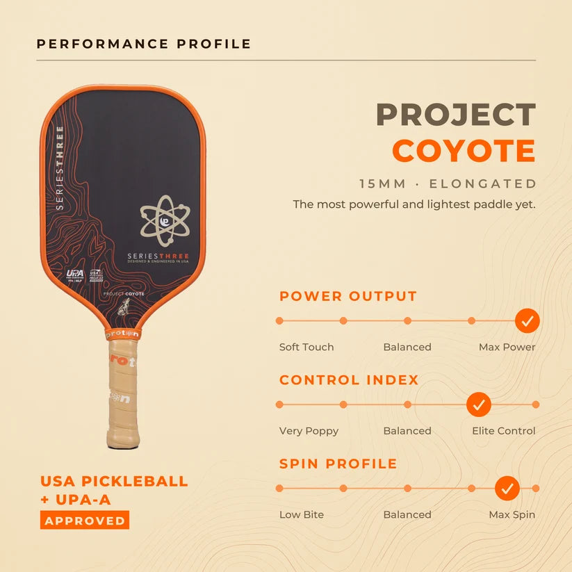 Project Coyote Proton Pickleball Paddle