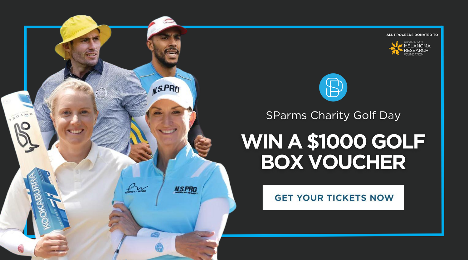 SParms Charity Golf Day | Win A $1000 Golf Box Voucher