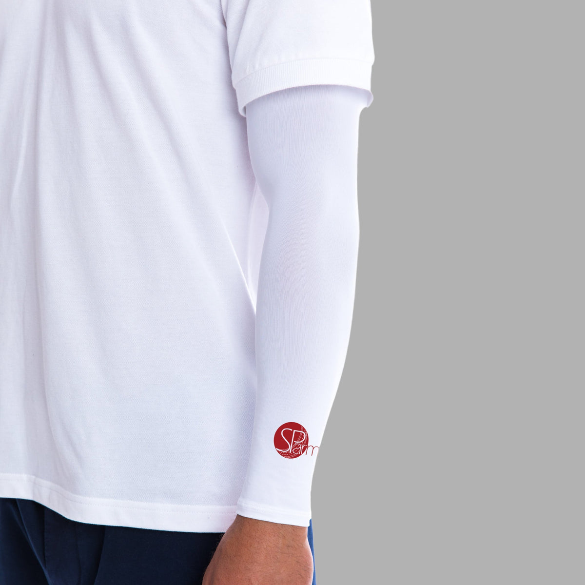 SP Cricket - Performance UV Sleeves [White]