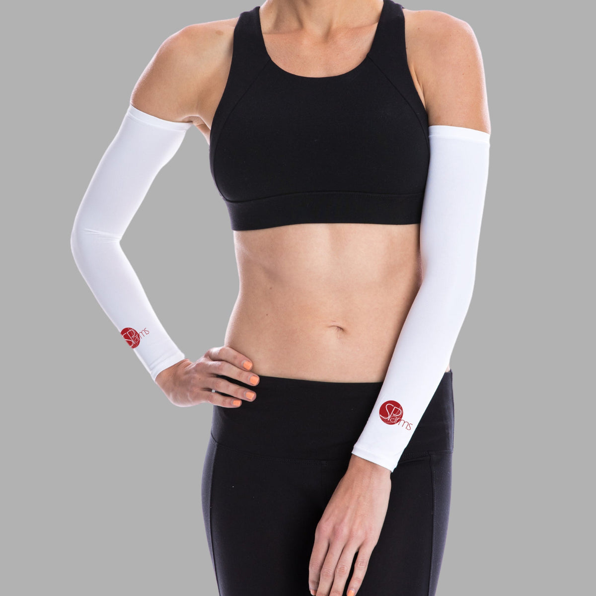 SP Cricket - Performance UV Sleeves [White]