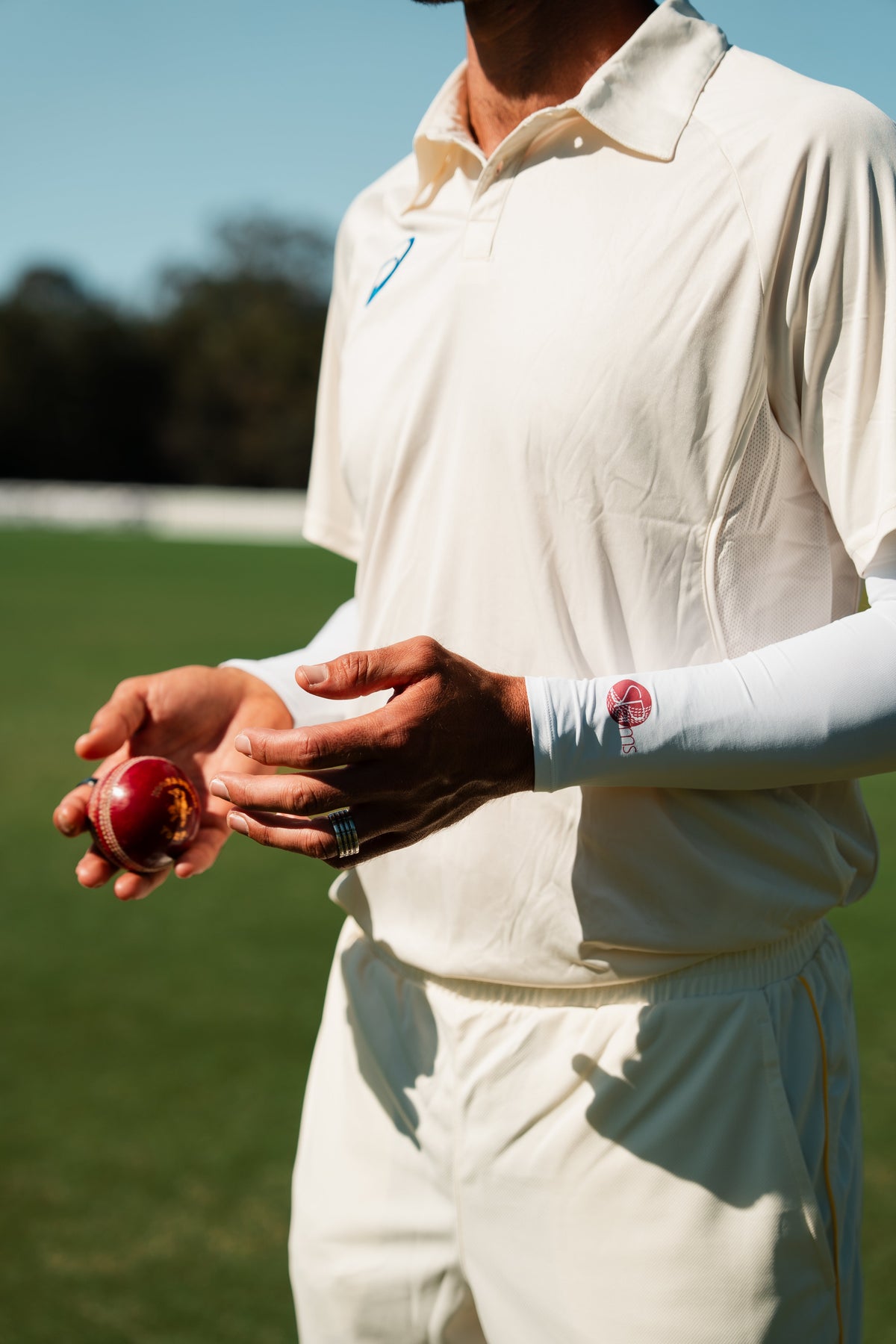 SP Cricket - Performance UV Sleeves [White]