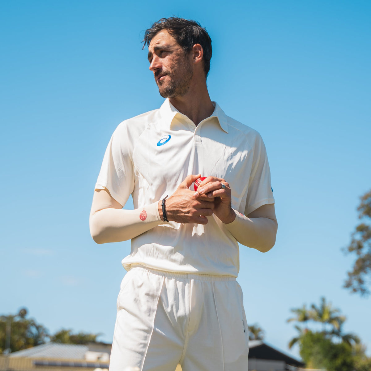 SP Cricket - Performance UV Sleeves [Beige]