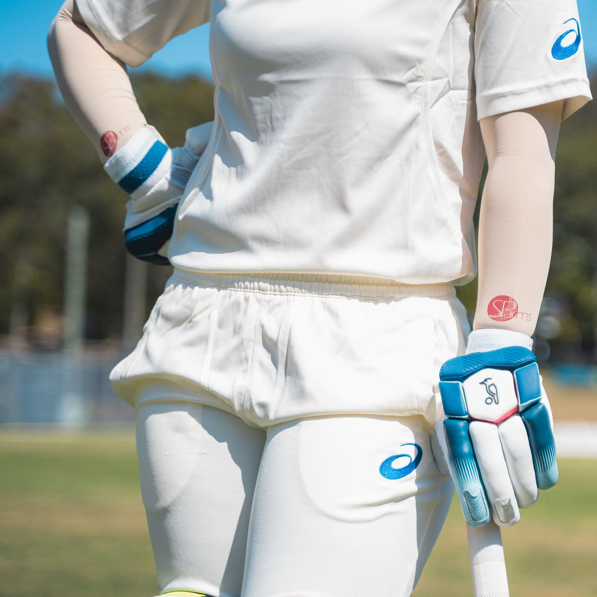 SP Cricket - Performance UV Sleeves [Beige]