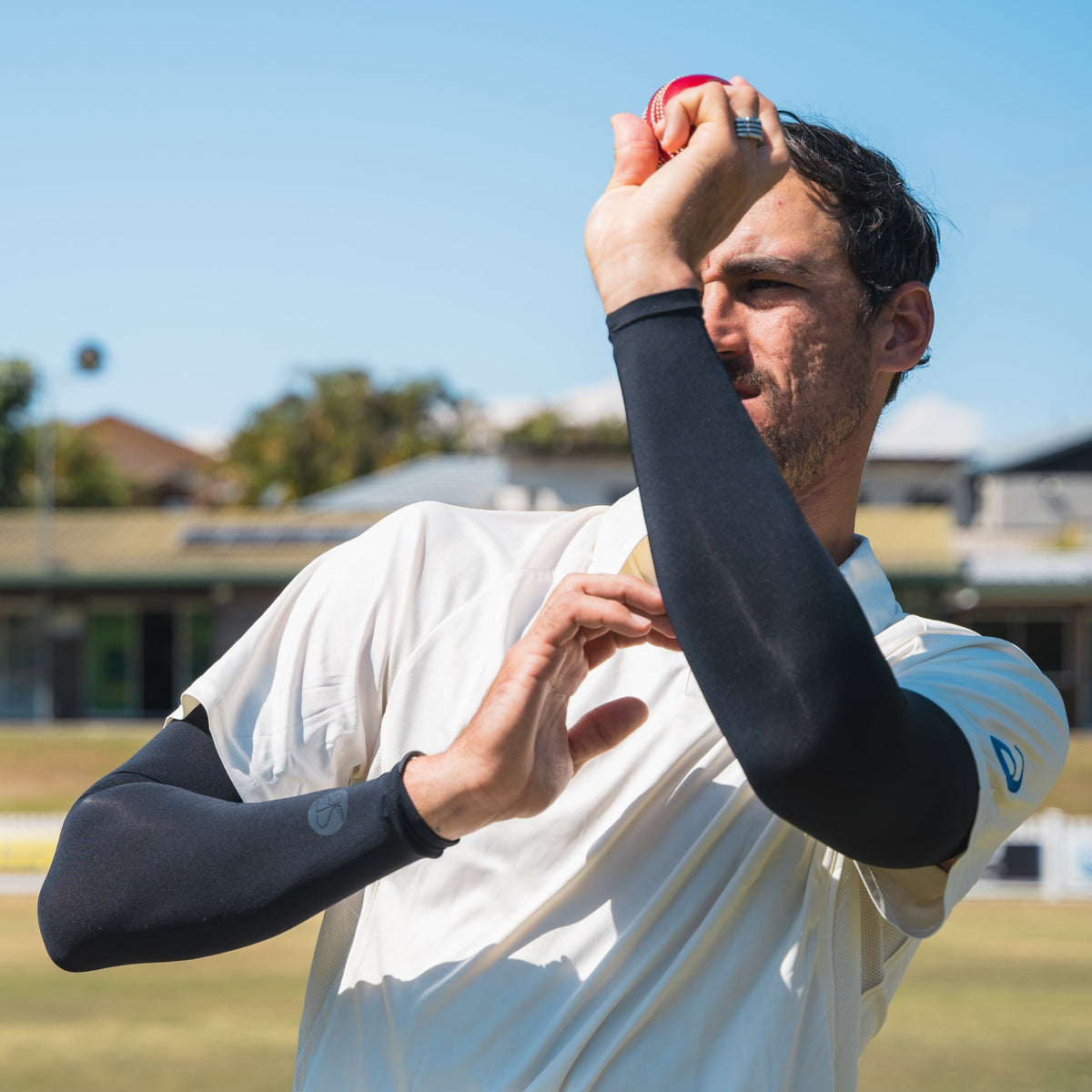 SP Cricket - Performance UV Sleeves [Black]