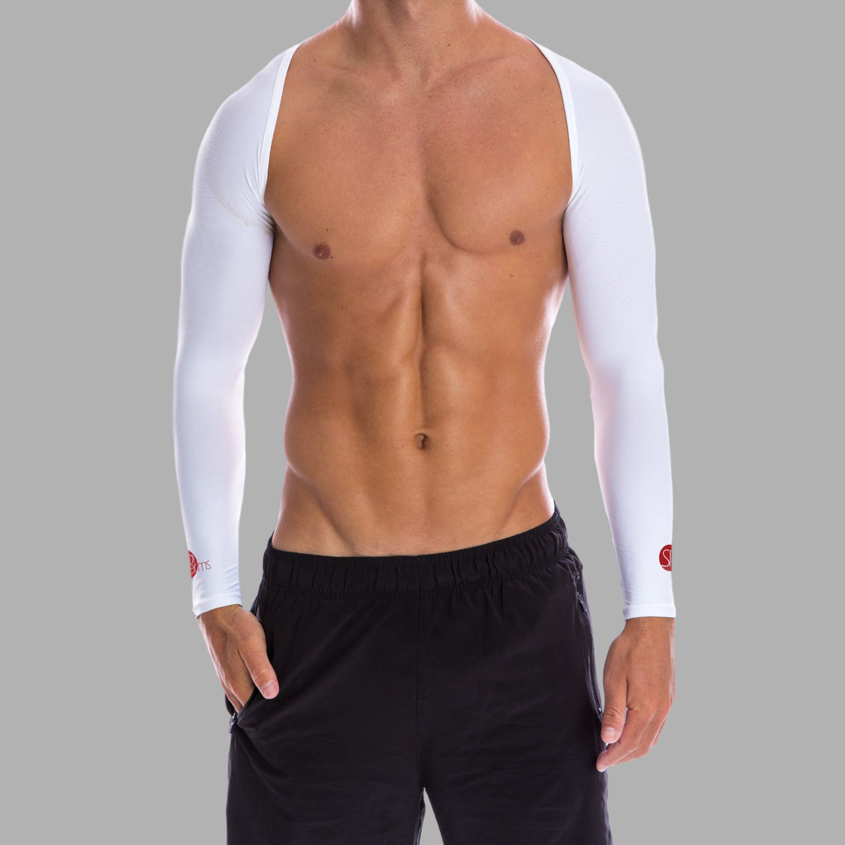 SP Cricket - Performance UV Shoulder Wraps [White]