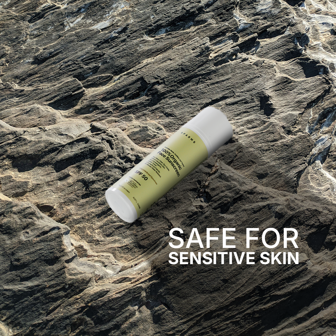 100% Organic Face Sunscreen