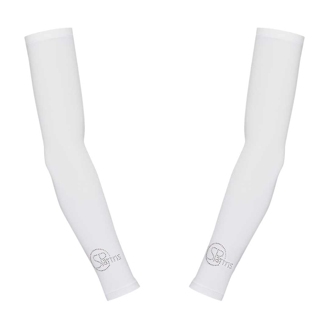 Crystal Arm Sleeves (White)