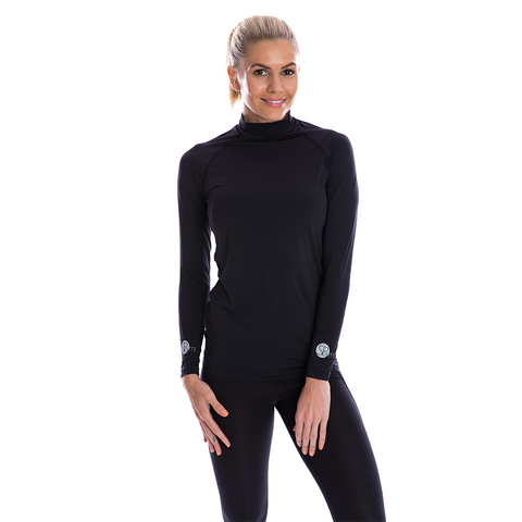 SP Body - Women's High Neck [Black] - SParms