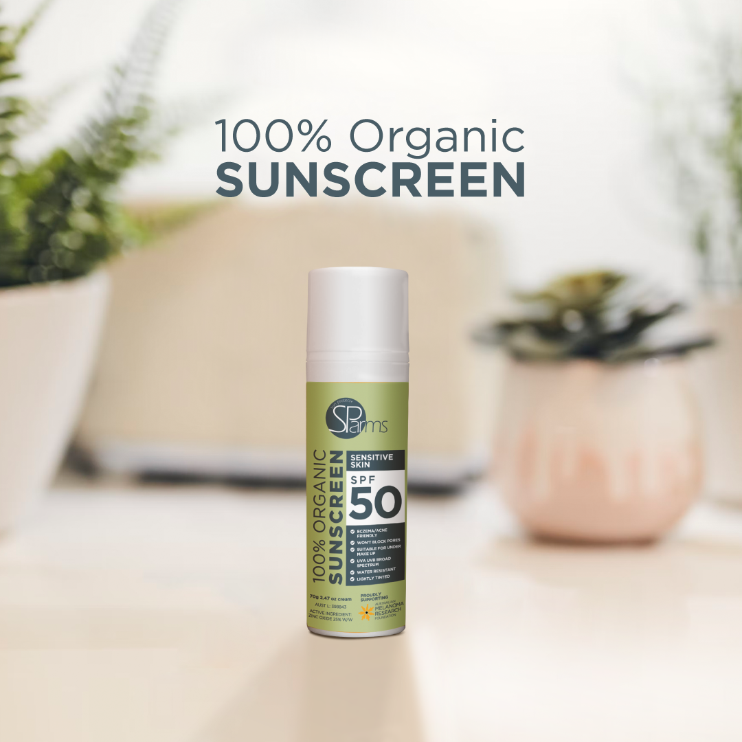 100% Organic Sunscreen - Sensitive Skin