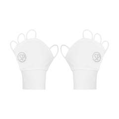 SP Glove (Palmless sun glove) - Crystal logo [White] - SParms