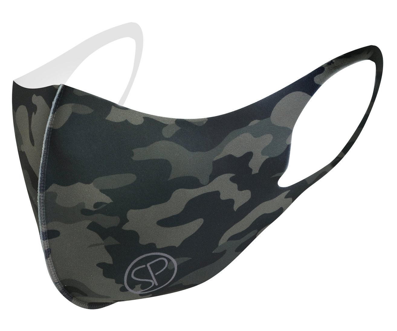 khaki camo reusable face mask