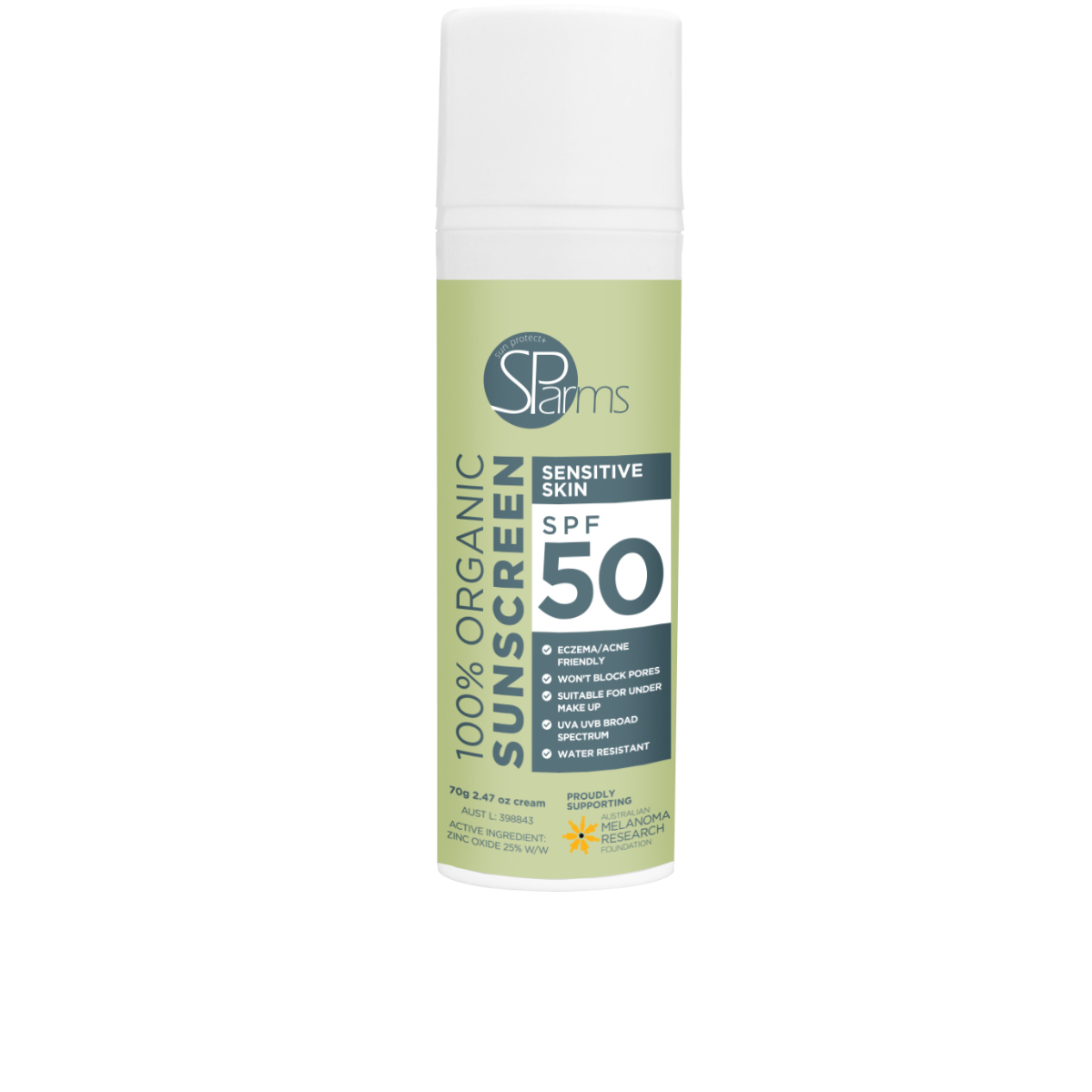 100% Organic Sunscreen - Sensitive Skin