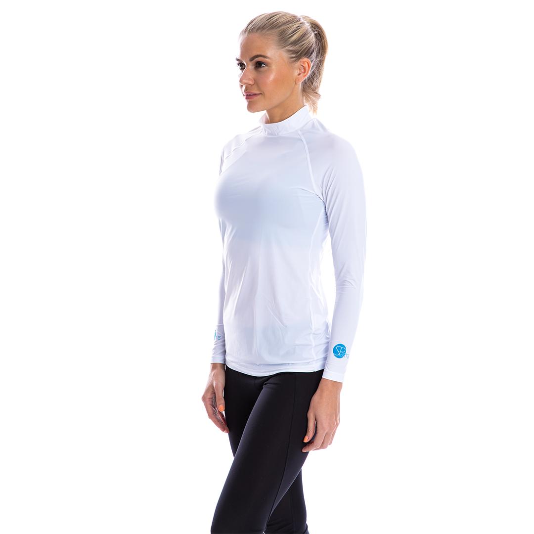 SP Body - Women's High Neck [White] - SParms